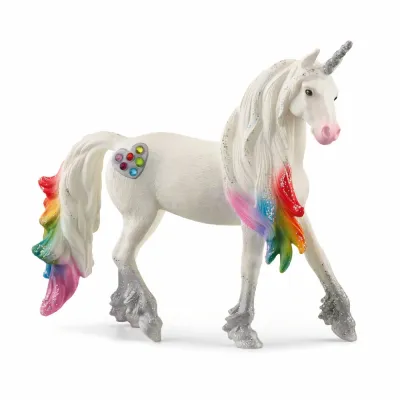Schleich S 70725 — Фигурка радужного единорога жеребец