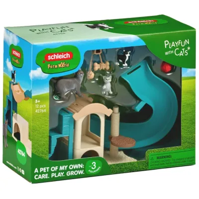 Schleich S 42764 — Площадка для игр кошек Farm World