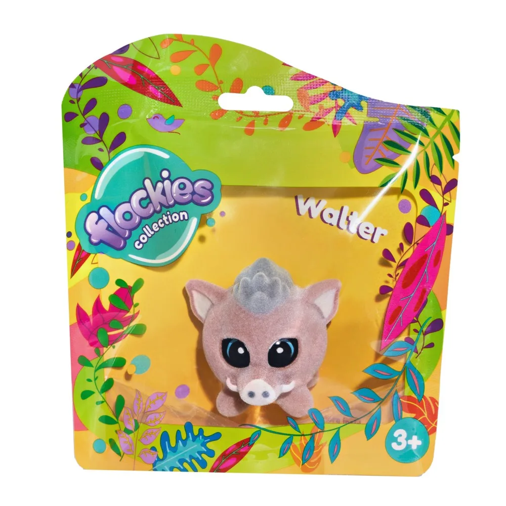 TM Toys FLO0112 — Коллекционная фигурка Flockies бородавочник Уолтер FLO0112