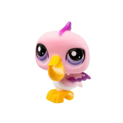 TM Toys LPS00520 11 — Коллекционная фигурка Littlest Pet Shop розовая птичка под номером 11 LPS00520 11