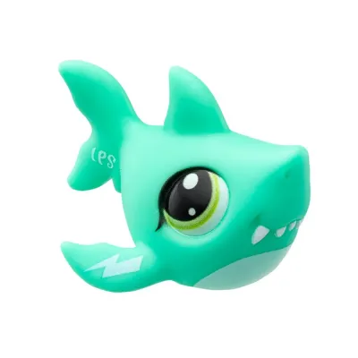 TM Toys LPS00520 14 — Коллекционная фигурка Littlest Pet Shop акула под номером 14 LPS00520 14