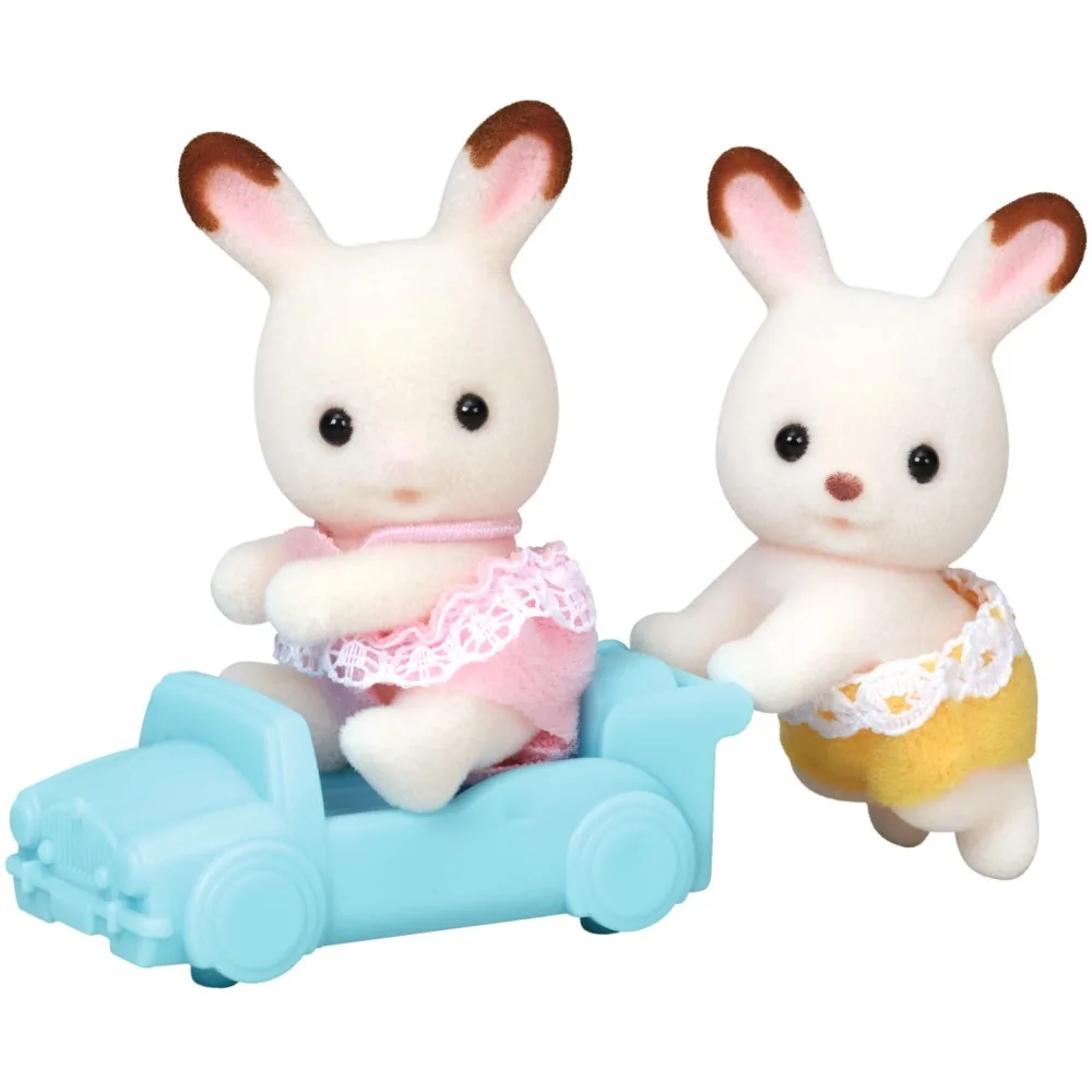 Epoch 5420 — Sylvanian Families «Близнецы кроликов с шоколадными ушками» 5420