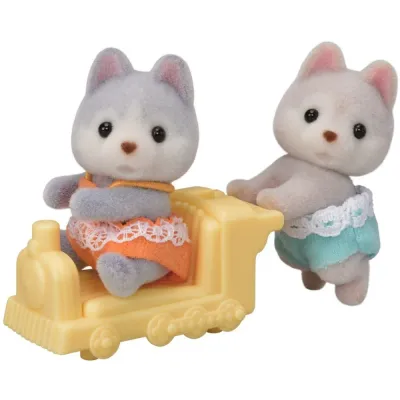 Epoch 5638 — Sylvanian Families «Близнецы щенков хаски» 5638