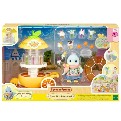 Epoch 5861 — Sylvanian Families «Лимонный сок-бар с фигуркой лимонной птички» 5861