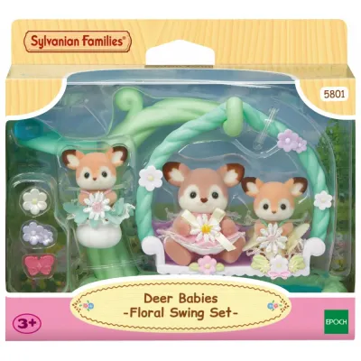 Epoch 5801 — Sylvanian Families «Оленята на цветочных качелях» 5801