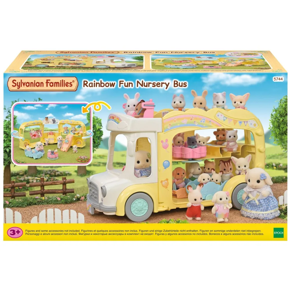 Epoch 5744 — Sylvanian Families «Разноцветный автобус для детского сада» 5744