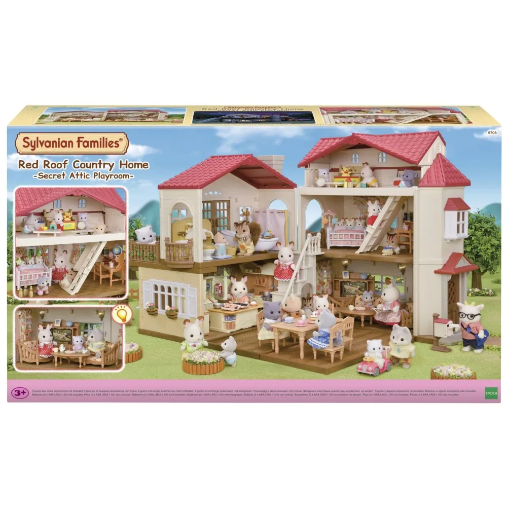 Epoch 5708 — Sylvanian Families «Городской домик с тайной комнатой на чердаке» 5708