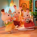 Epoch 5655 — Sylvanian Families «Семья кроликов с шоколадными ушками» 5655 — фото 3