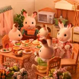 Epoch 5655 — Sylvanian Families «Семья кроликов с шоколадными ушками» 5655 — фото 5