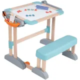 Smoby 420304 Парта со скамьёй и доской для рисования, 80 аксессуаров 420304 — фото 2