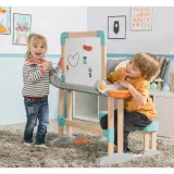 Smoby 420304 Парта со скамьёй и доской для рисования, 80 аксессуаров 420304 — фото 6