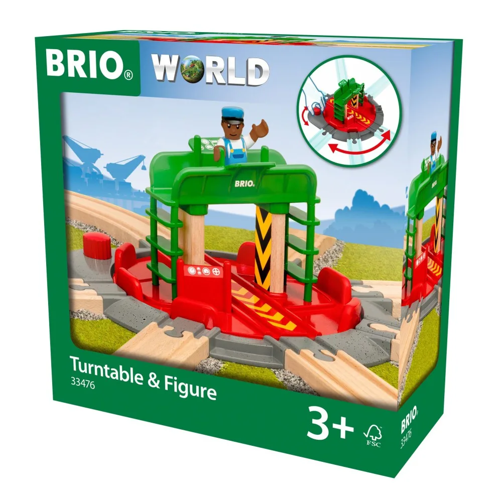 BRIO 33476 «Поворотный круг с фигуркой» 33476