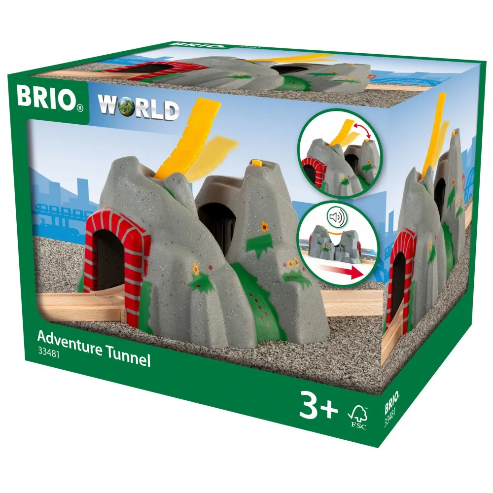 BRIO 33481 «Тоннель с мостом и звуками» 33481