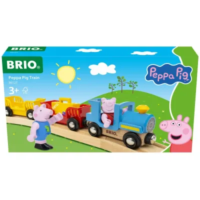 BRIO 36127 «Поезд «Свинка Пеппа» с вагонами и фигурками» 36127