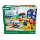 BRIO 36025 «Набор Deluxe «Пожарная служба и полиция», 38 деталей» 36025 — фото 1
