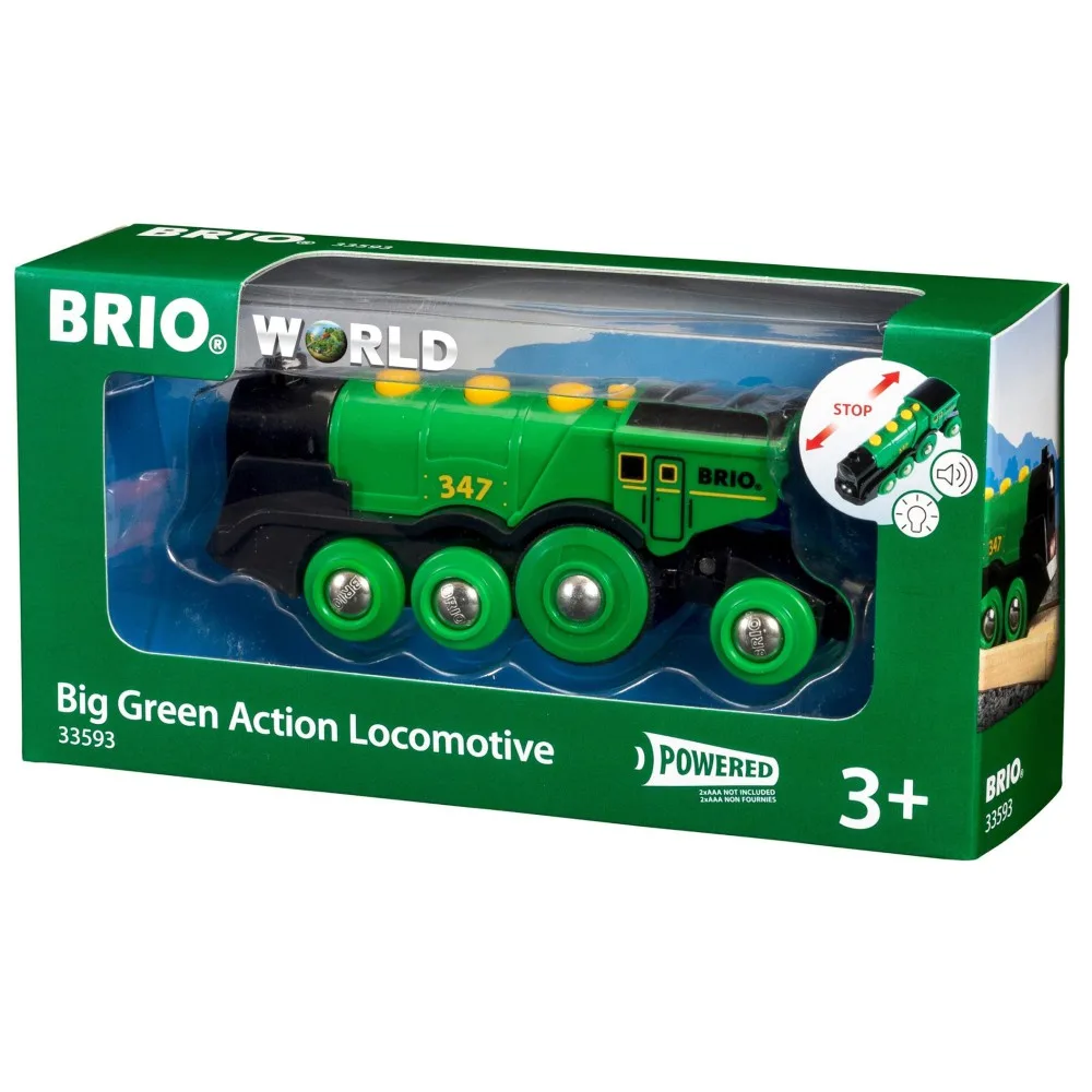 BRIO 33593 «Классический зелёный локомотив» 33593