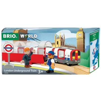BRIO 36085 «Поезд лондонского метро со светом и звуком» 36085