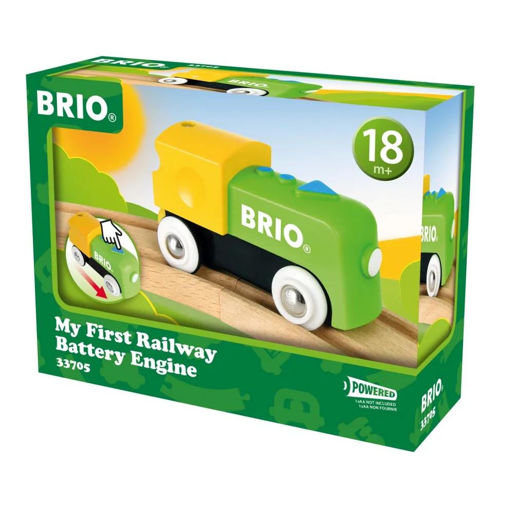 BRIO 33705 «Мой первый поезд, локомотив на батарейках» 33705