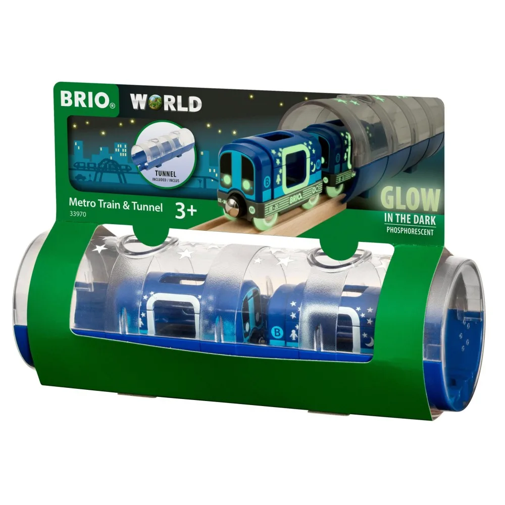 BRIO 33970 «Метро с тоннелем, светится в темноте» 33970