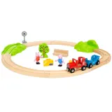BRIO 36123 «Деревянная дорога Свинка Пеппа с поездом, 18 деталей» 36123 — фото 2
