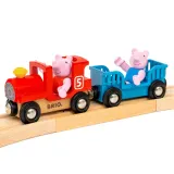 BRIO 36123 «Деревянная дорога Свинка Пеппа с поездом, 18 деталей» 36123 — фото 5