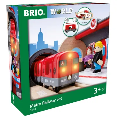 BRIO 33513 «Стартовый набор World «Железнодорожный вокзал», 20 деталей» 33513