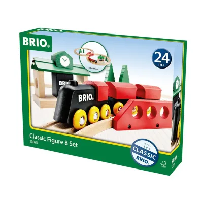 BRIO 33028 «Деревянная железная дорога с рельсами» 33028