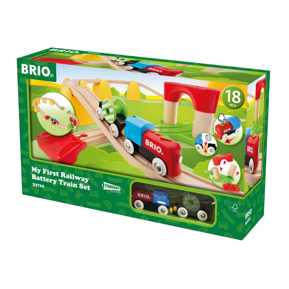 BRIO 33710 «Мой первый поезд, стартовый набор на батарейках» 33710
