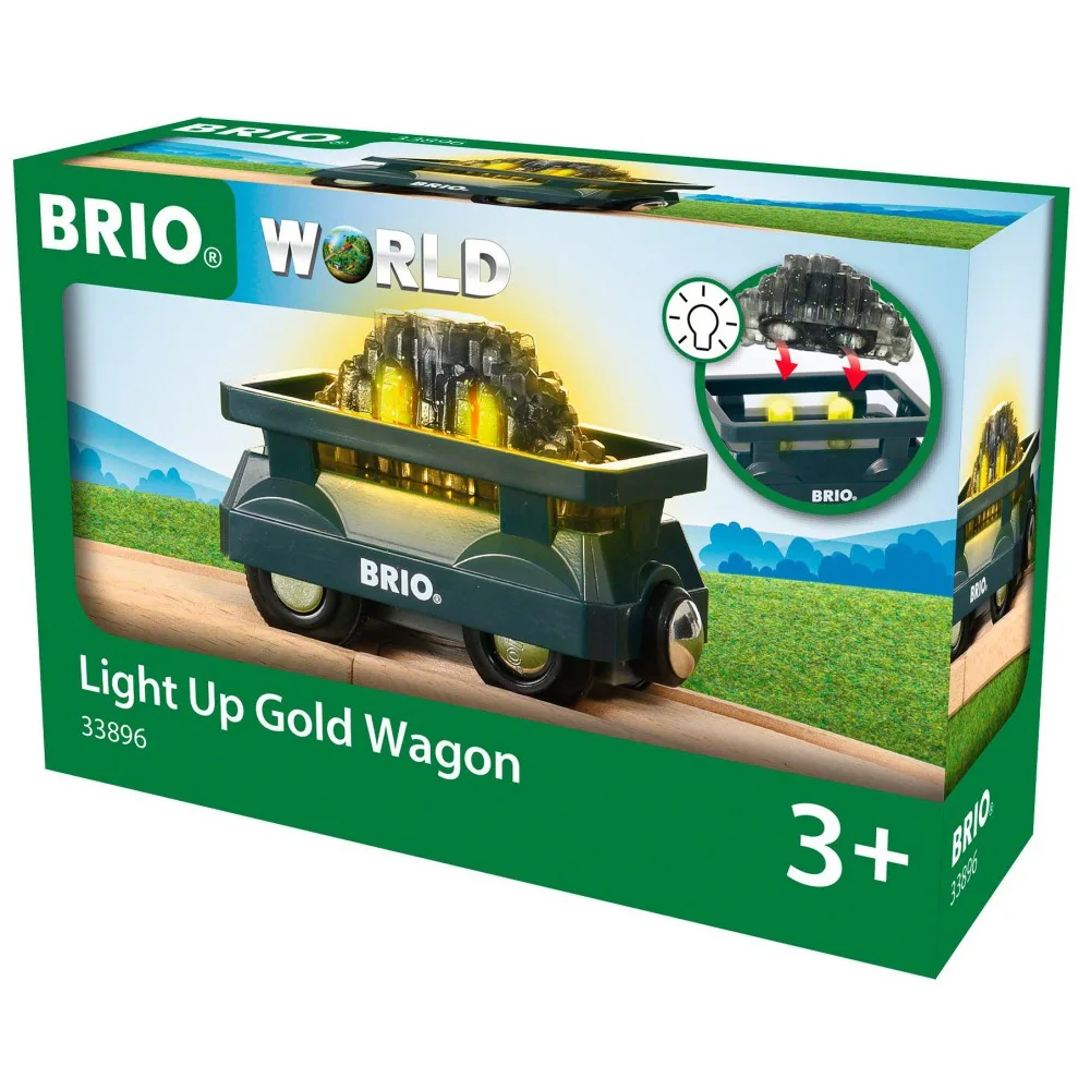 BRIO 33896 «Светящийся вагон с золотом» 33896