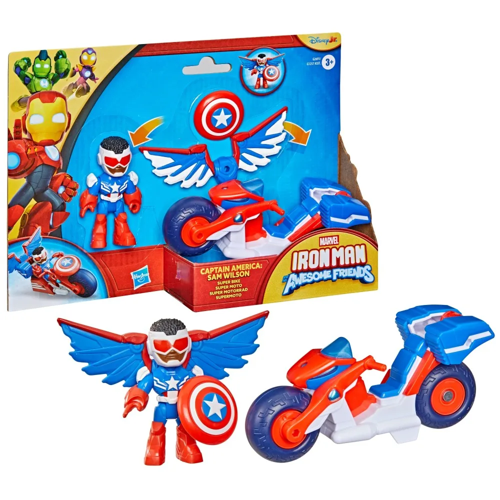 Hasbro G2691 — Игровой набор «Мотоцикл Капитана Америки» с фигуркой Мстители G2691