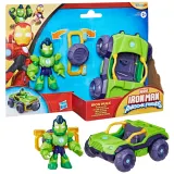 Hasbro G1257 G1472 — Машинка Iron Racer с фигуркой Marvel: Железный человек и суперкоманда G1472 — фото 1