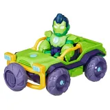 Hasbro G1257 G1472 — Машинка Iron Racer с фигуркой Marvel: Железный человек и суперкоманда G1472 — фото 3