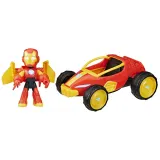 Hasbro G1471 — Машинка Iron Racer с фигуркой Marvel: Железный человек и суперкоманда G1471 — фото 4