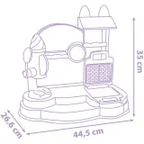 Smoby 350409 — Кафе-мороженое с машиной для мороженого, вафельницей и 20 аксессуарами Кукольный домик Габби 350409 — фото 5