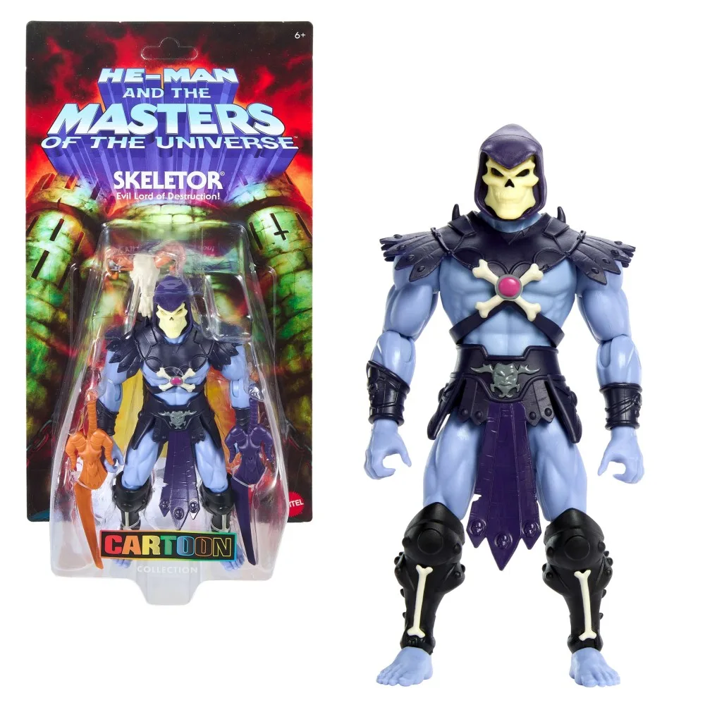 Mattel JHJ97 — Фигурка Скелетор 14 см (Cartoon Collection) Властелины вселенной JHJ97