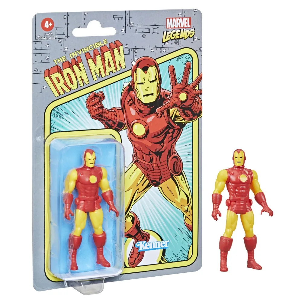 Hasbro F2648 F2656 — Фигурка Железный человек 10 см (Retro) Marvel Legends F2656