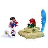 Hasbro F6895 F7064 — Набор фигурок Капитан Америка против Красного Черепа Marvel Stunt Squad F7064 — фото 3
