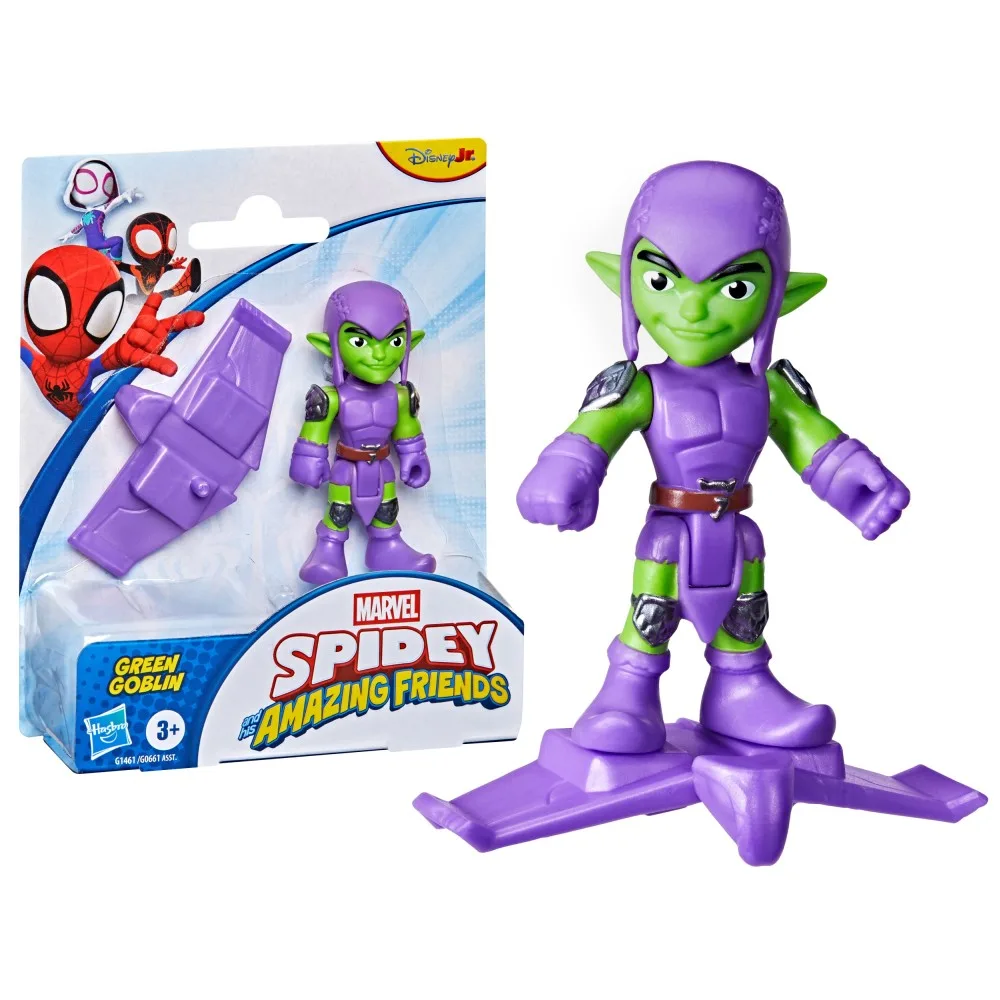 Hasbro G0661 G1461 — Фигурка «Зелёный Гоблин» 8 см + аксессуары Спайди и его удивительные друзья G1461