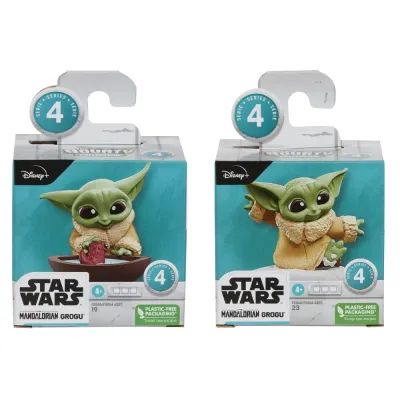 Hasbro F5185 — Набор фигурок «Малыш Йода» 5,5 см (Tadpole Friend и Snowy Walk) Star Wars F5185