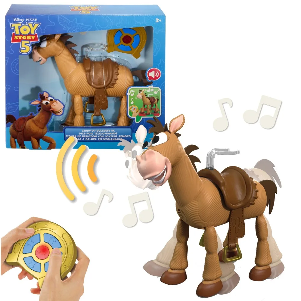 Mattel JKV52 — Радиоуправляемый конь Мустанг со звуком 30 см История игрушек JKV52