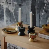 IKEA STOCKHOLM 2025 (ИКЕА СТОКХОЛМ 2025) — Подсвечник, черный,6 см — фото 2