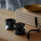 IKEA STOCKHOLM 2025 (ИКЕА СТОКХОЛМ 2025) — Подсвечник, черный,6 см — фото 1