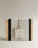 Zara Home Аромадиффузор набор: эфирное масло Velvet Cuir 15 мл, вулканические камни и керамическая чаша, аромат кожа-шафран-мускус, коричневый — фото 4