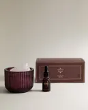 Zara Home Аромадиффузор набор: эфирное масло Arabian Bloom 15 мл, вулканические камни и керамическая чаша, цветочный восточный аромат, Золотой — фото 6