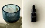 Zara Home Аромадиффузор набор: эфирное масло Luminous Saffron 15 мл, вулканические камни и керамическая чаша, пряный древесный аромат, Горчичный — фото 8