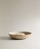 Zara Home Подставка для благовоний, керамическая тарелочка, Горчичный — фото 3