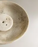 Zara Home Подставка для благовоний, керамическая тарелочка, Горчичный — фото 4