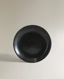 Zara Home Подставка для благовоний, подставка-тарелка из каменной керамики, Чёрный — фото 3