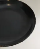 Zara Home Подставка для благовоний, подставка-тарелка из каменной керамики, Чёрный — фото 7