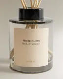 Zara Home Аромадиффузор Absolute Linen 200 мл, тростниковые палочки микадо, аромат парфюмированный, Золотой — фото 3